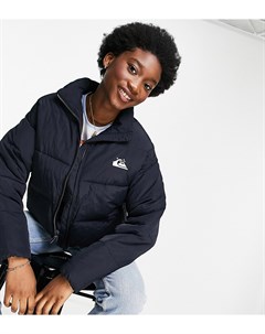 Черный короткий пуховик эксклюзивно для ASOS Quiksilver