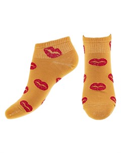 Носки женские KISSES yellow р р единый Socks