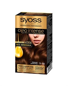 Краска для волос OLEO тон 3 86 Темный шоколад 50 мл Syoss