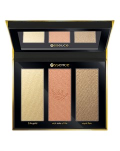 Палетка хайлайтеров для лица MY LITTLE PALETTES тон gold Essence