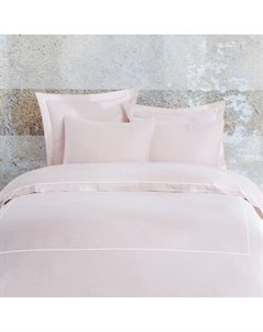Комплект постельного белья Stripes бело розовое Кинг сайз Bella casa