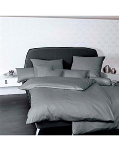 Комплект постельного белья 1 5 спальный Colors цвет темно серый Janine