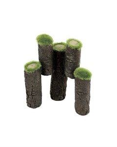 Mossy Logs Декоративная композиция из пластика Брёвна со мхом Artuniq