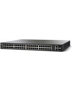 Коммутатор SF220 48 управляемый 48 портов 10 100Mbps 2xSFP Cisco