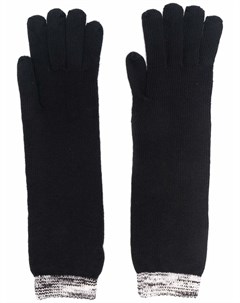 Шерстяные перчатки в полоску Missoni