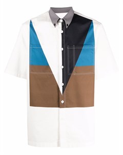 Рубашка в стиле колор блок с короткими рукавами Burberry