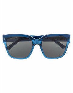 Солнцезащитные очки в квадратной оправе с логотипом Balenciaga eyewear
