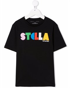 Футболка с логотипом Stella mccartney kids