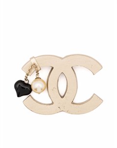 Брошь 2000 х годов с логотипом CC Chanel pre-owned