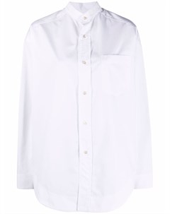 Рубашка с воротником стойкой и длинными рукавами Ami paris