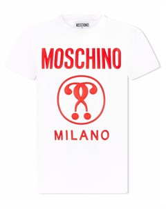 Футболка с логотипом Moschino kids