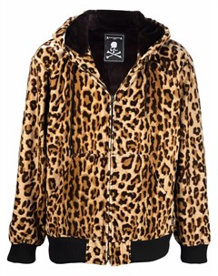 Куртка с капюшоном и леопардовым принтом Mastermind world