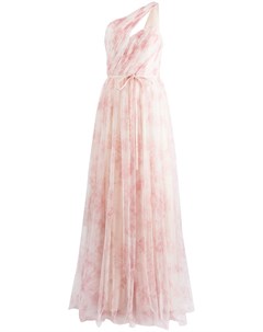 Платье на одно плечо с цветочным принтом Marchesa notte bridesmaids