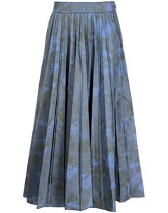 Плиссированная юбка с абстрактным принтом Agnona
