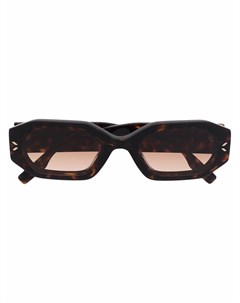 Солнцезащитные очки в оправе черепаховой расцветки Mcq by alexander mcqueen eyewear