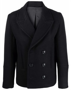 Короткое двубортное пальто Ami paris