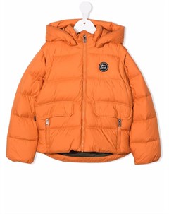 Пуховик с нашивкой логотипом Woolrich