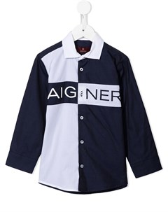 Рубашка с логотипом Aigner kids