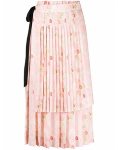 Двухслойная юбка с цветочным принтом Simone rocha