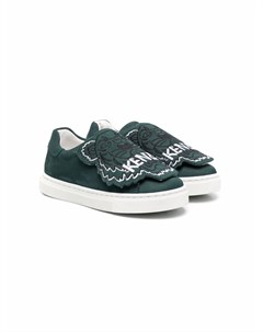 Слипоны с нашивкой Tiger Kenzo kids