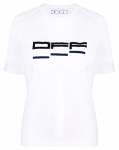 Футболка свободного кроя с логотипом Off-white