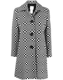 Клетчатое пальто 2003 го года Céline pre-owned