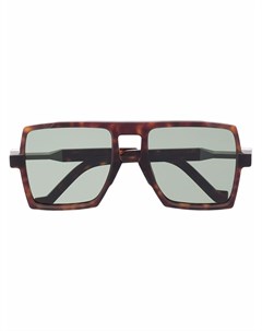 Солнцезащитные очки в массивной оправе черепаховой расцветки Vava eyewear