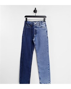 Прямые джинсы из комбинированного материала x000 Unisex Collusion