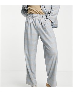 Широкие брюки в стиле 90 х в клетку Inspired Reclaimed vintage