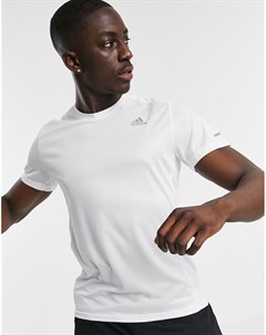 Белая футболка adidas Running Adidas performance