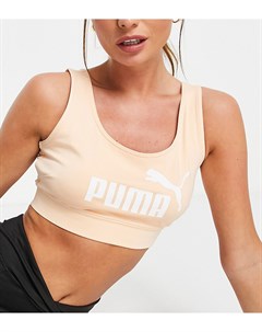 Персиковый бралетт с логотипом Essentials Puma