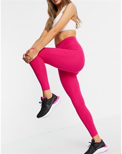 Ярко розовые леггинсы One Luxe Nike training