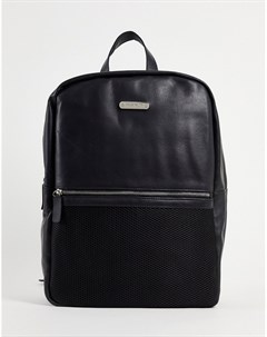 Кожаный рюкзак с сетчатым карманом Bolongaro trevor