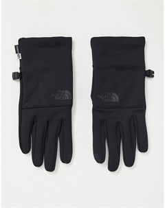 Черные перчатки из переработанных материалов Etip The north face