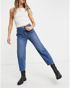 Голубые выбеленные джинсы в винтажном стиле Brooke Noisy may