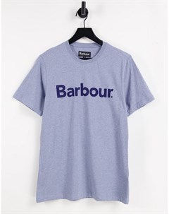 Синяя футболка с крупным логотипом Ardfern Barbour