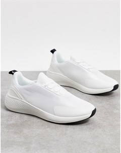Белые сетчатые кроссовки Asos design