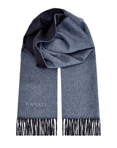 Двухцветный кашемировый шарф с волокнами шелка Canali