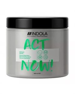 Маска Act Now для восстановления волос 650 мл Repair Indola