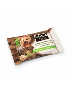 Choco Dog лакомство для собак шоколад молочный с воздушным рисом 15 г Veda