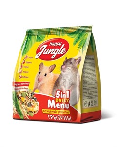 Сухой корм для кроликов 400 г Happy jungle