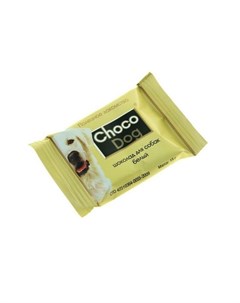 Choco Dog лакомство для собак шоколад белый 15 г Veda