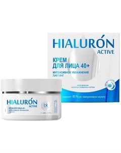 Крем для лица Hialuron Active 40 интенсивное увлажнение и лифтинг 48 г Belkosmex