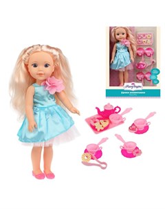 Игровой набор Кукла Мия 38 см с посудой Уроки воспитания ТМ Mary poppins
