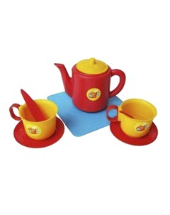Набор посуды для кукол Чашки с чайником ТМ Плэйдорадо