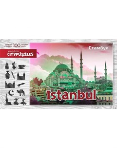 Пазлы деревянные Citypuzzles Стамбул 100 деталей ТМ Нескучные игры