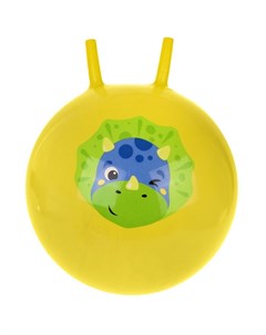 Мяч прыгун Динозаврик с рожками 50 см Moby kids