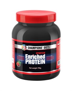 Протеин Sportein Enriched Protein Клубника 750 г Академия-т