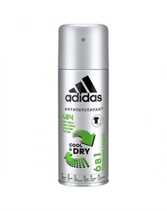 Мужской антиперспирант Cool Dry 6 в1 спрей 150 мл Adidas