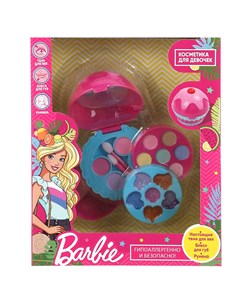 Набор косметики для девочек Barbie тени для век румяна блеск для губ ТМ Милая леди